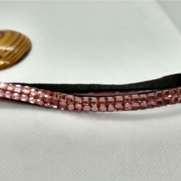 Pink bling pink ribbon breast cancer awareness keychain nwt - Picture 2 of 2